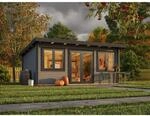 Palmako Holz-Gartenhaus Lisandra Pultdach Lackiert 550 cm x 400 cm 19,4 m&sup2;