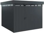 EcoStar Ger&auml;tehaus Euroline Flachdach Lichtband 277 cm x 277 cm Anthrazit...