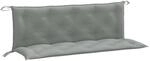 vidaXL Gartenbank-Auflagen 2 Stk Melange Hellgrau 150x50x7 cm Stoff 4002608