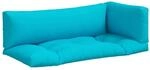 vidaXL Palettenkissen 3 Stk T&uuml;rkis Oxford-Gewebe 360965
