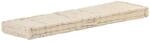 vidaXL Palettenkissen Baumwolle 120x40x7 cm Beige 48679