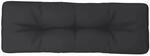vidaXL Palettenkissen Schwarz 120x40x12 cm Stoff 360630