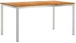 vidaXL Esstischf&uuml;rdrau&szlig;en Braun 150x90x75cm Massives Teakholz 42006188