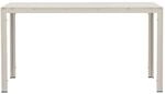 ebuy24 Mirko Gartentisch Beige 140x80
