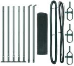 vidaXL Zaunpfosten Gr&uuml;n 10 x 0,5 m 19 x 19 mm Maschen Stahl 3352390