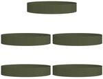 vidaXL Pflanzenring 5 Stk Olive Gr&uuml;n 120 x 120 x 20 cm 873641