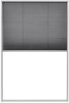 vidaXL Insektenschutz-Plissee f&uuml;r Fenster Aluminium 80 x 120 cm 142612