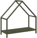 vidaXL Brennholzregal Olivgr&uuml;n 60x25x60 cm Kaltgewalzter Stahl 864306