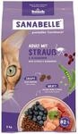 Sanabelle Katzen-Trockenfutter Adult mit Strau&szlig; & Blaubeeren 2 kg
