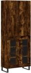 vidaXL Highboard R&auml;uchereiche 69,5x34x180 cm Holzwerkstoff 3195760