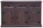 ebuy24 New Mexico Sideboard mit 3 Schubladen und 3 T&uuml;ren Kolonial Gebeitzt...