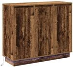 vidaXL LED-Sideboard Altholz 90 x 32 x 75 cm Holzwerkstoff 869680