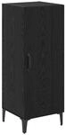 vidaXL Sideboard Schwarz Eichen-Optik 34,5 x 34 x 90 cm Holzwerkstoff 880927
