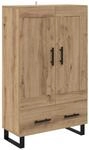 vidaXL Highboard Artisan-Eiche 69,5 x 31 x 115 cm Holzwerkstoff 882587