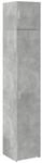 vidaXL Hochschrank Schmal Betongrau 40x42,5x225 cm Holzwerkstoff 3281276