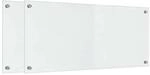 vidaXL K&uuml;chenr&uuml;ckwand 2 Stk Transparent 90 x 40 cm Geh&auml;rtetes Glas 3415536