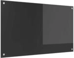 vidaXL K&uuml;chenr&uuml;ckwand Dunkelgrau 100 x 60 x 0,6 cm Geh&auml;rtetes Glas 42001249