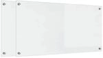 vidaXL K&uuml;chenr&uuml;ckwand 2 pcs Transparent 100 x 50 cm Geh&auml;rtetes Glas 3415540