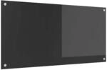 vidaXL K&uuml;chenr&uuml;ckwand Dunkelgrau 100 x 50 x 0,6 cm Geh&auml;rtetes Glas 42001248