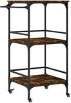 vidaXL K&uuml;chenwagen R&auml;uchereiche 60,5x50x105 cm Holzwerkstoff 842338