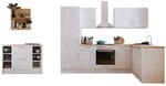 Respekta Landhaus Winkelk&uuml;che Anton 280 x 172 cm mit K&uuml;cheninsel L&auml;rche Wei&szlig;
