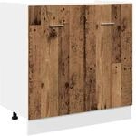 vidaXL Sp&uuml;lenunterschrank Lyon Altholz-Optik 80x46x81,5 cm Holzwerkstoff 856077