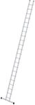 PROREGAL Sprossen-Anlegeleiter 350 mm Breit mit Standard-Traverse 22 Sprossen