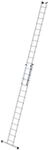 PROREGAL Sprossen-Schiebeleiter 2-Teilig mit Standard-Traverse 2 x 14 Sprossen