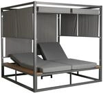 MCW Lounge-Gartenliege M63 Hellgrau