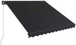vidaXL Einziehbare Markise Handbetrieben 350 x 250 cm Anthrazit 3051238