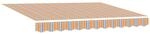 vidaXL Einziehbare Markise Mehrfarbig 300 x 250 cm Polyester und Stahl 3330001