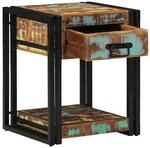 vidaXL Nachttisch Mehrfarbig 40 x 40 x 50 cm Massives Altholz 4016702