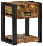 vidaXL Nachttisch 2 Stk Mehrfarbig 40 x 35 x 50 cm Massives Altholz 4016691