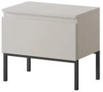Selsey Nachttisch Bemmi Kaschmirgrau 49 cm