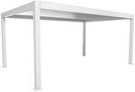 Biohort Pergola 5,5 m x 3,5 m Wei&szlig;/Silber-Metallic