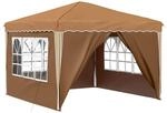 vidaXL Pop-up Partyzelt Beige 288 x 288 x 245 cm Oxford-Stoff 42019771