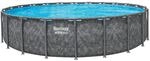 Bestway APX365 Winterfester Solo Pool ohne Zubeh&ouml;r &Oslash; 671 x 132 cm Marmor-Optik
