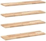 vidaXL Schweberegale 4 Stk 100x20x2 cm Massivholz Akazie Unbehandelt 3279350