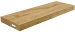 holz4home Schwebendes Wandregal aus Eiche 60cm Ohne Baumkante Natur