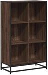 vidaXL B&uuml;cherregal Braun Eichen-Optik 65,5x33x107,5 cm Holzwerkstoff 849163