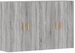 vidaXL Wandschr&auml;nke 2 Stk Grau Sonoma Holzwerkstoff 3197879