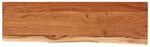 vidaXL Wandregal 60x20x3,8 cm Rechteckig Massivholz Akazie Baumkante 370272