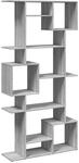 vidaXL B&uuml;cherregal Grau Sonoma 92x29x188 cm Holzwerkstoff 3310321