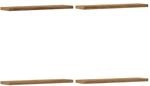 vidaXL Wandregale 4 Stk Artisan-Eiche 40x10x1,5 cm Holzwerkstoff 856290
