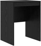vidaXL Schreibtisch Schwarz Eichen-Optik 60 x 50 x 76 cm Holzwerkstoff 869411