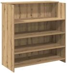 vidaXL Empfangstheke Artisan-Eiche 100x50x103,5 cm Holzwerkstoff 3324168