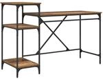 vidaXL Schreibtisch Altholz 135 x 50 x 90 cm Holzwerkstoff 881282