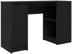 vidaXL Schreibtisch Schwarz Eichen-Optik 120x42x76 cm Holzwerkstoff 861815