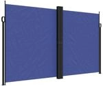 Furnicato Seitenmarkise Ausziehbar Blau 200 X 600 Cm