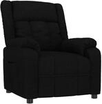 vidaXL Relaxsessel Schwarz Stoff 348110